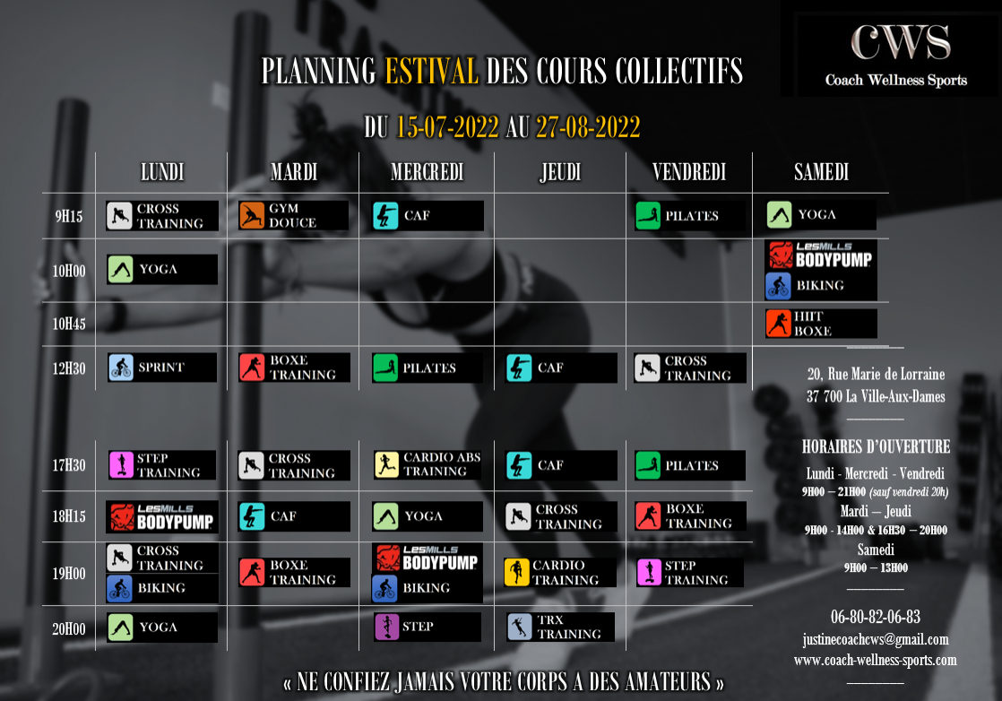 PLANNING ETE 37 PHOTO